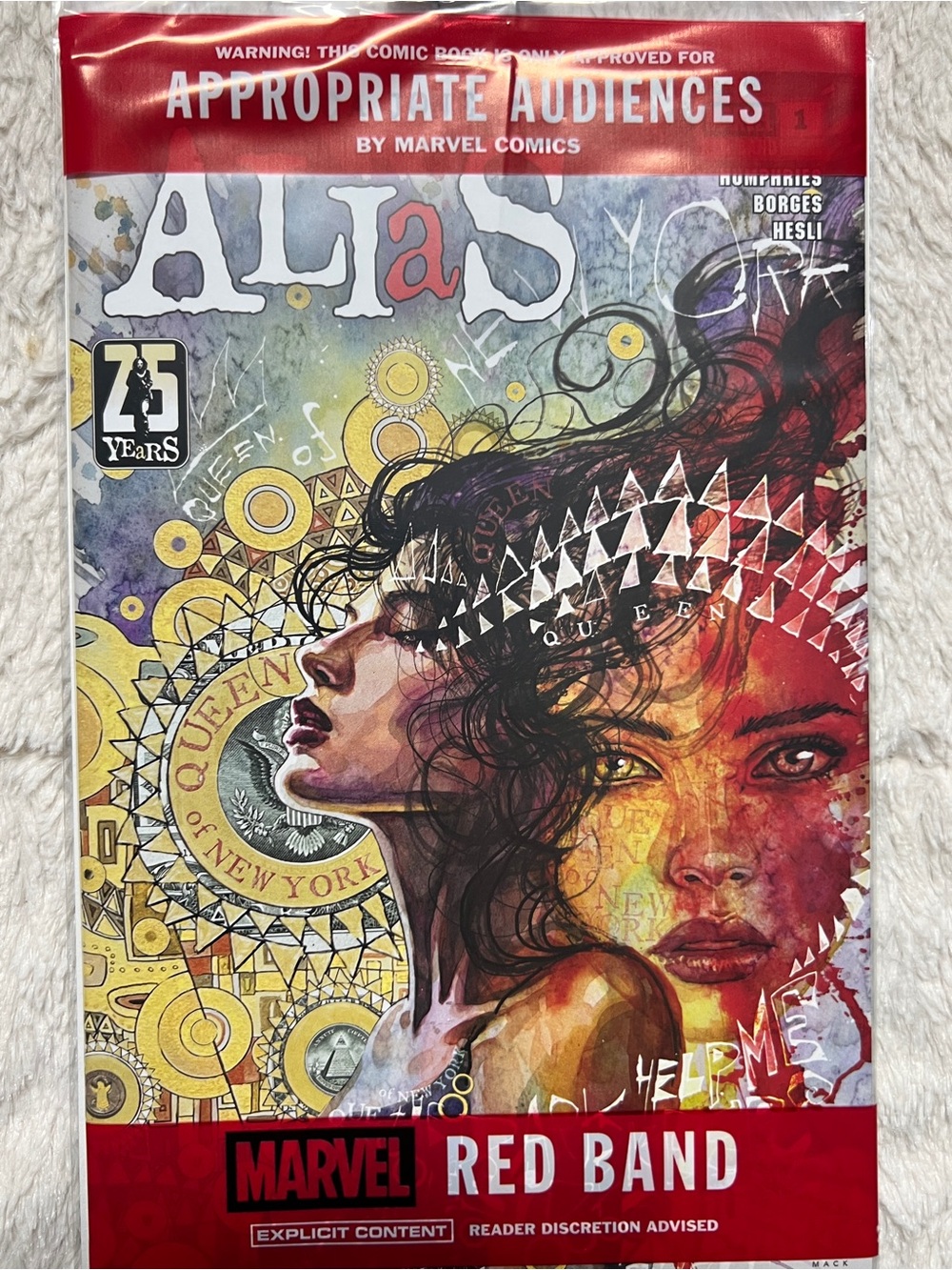Alias #1 (Marvel Red Band) Cover A First Print